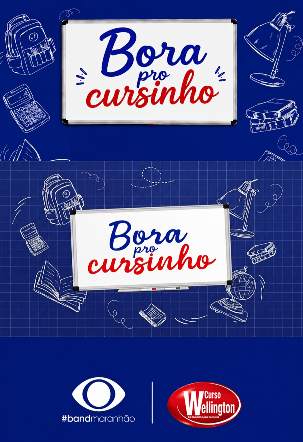 Bora pro Cursinho: quadro da TV Band MA em parceria com o Curso Wellington dá dicas para concurseiros